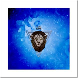 Zodiac sign leo Posters and Art